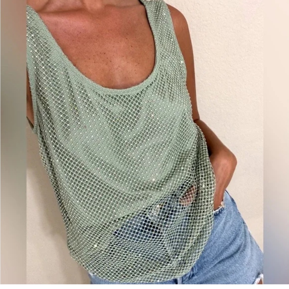 NWT Anthropologie Sparkle Top